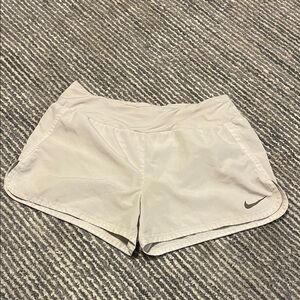 Nike Women's White Athletic Shorts